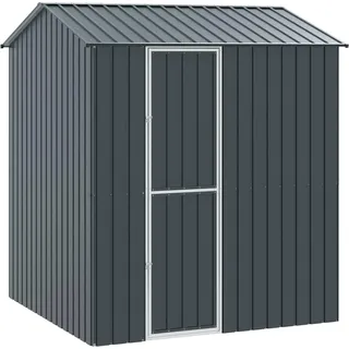 vidaXL Vogelkäfig Anthrazit 215 x 210 x 247 cm Verzinkter Stahl - Grau