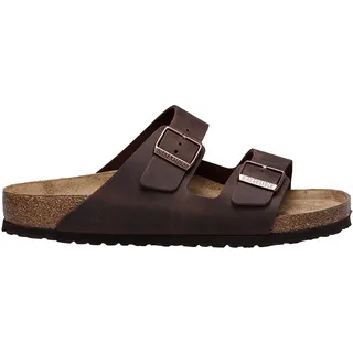 Birkenstock für Herren. 452761 Arizona Habana Sandalen aus braunem Leder (43), Wohnung, Keine, Lässig