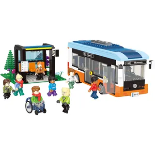 bb services gmbh BlueBrixx – Stadtbus mit Haltestelle