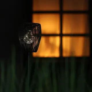 Countryfield LED Solar Gartenstecker Hester Schwarz - 70 cm