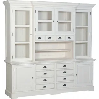 Großer Shabby Chic Landhaus Stil Schrank mit 6 Türen und 12 Schubladen - Buffetschrank - Schrank Esszimmer