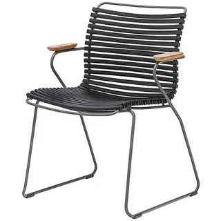 Armlehnstuhl Click Houe schwarz, Designer Henrik Pedersen, 82x60x55 cm