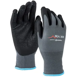 Paul H. Kübler BekleidungswerkKÜBLER Workwear | KÜBLER PULSE Arbeitshandschuhe Damen Multiflex touch | anthrazit | Größe 8