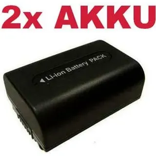 2x Trade-Shop Li-Ion Akku für Sony DCR Serie DCR-SR30/E, DCR-SR32/E, DCR-SR35/E, DCR-SR36/E, DCR-SR40/E, DCR-SR42/E, DCR-SR50/E, DCR-SR52/E, DCR-SR55/E, DCR-SR60/E, DCR-SR62/E, DCR-SR70/E, DCR-SR72/E
