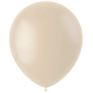 Folat 19618 Luftballons Farben Beige 33 cm 10 Stück - Creamy Latte Latex Ballons füllen mit Helium oder luft für Geburtstag, Geburtstagsdeko, Hochzeit, Baby Shower, Jubiläum, Party Dekoration