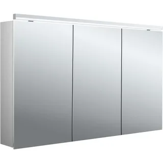emco pure 2 classic LED-Lichtspiegelschrank mit Aufsatzleuchte, 3 Türen, 1200x729x178mm, 979705508