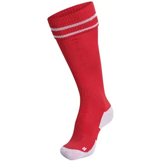 hummel Socken Element Football Sock, True Rot/Weiß, 27/30, 204046-3946