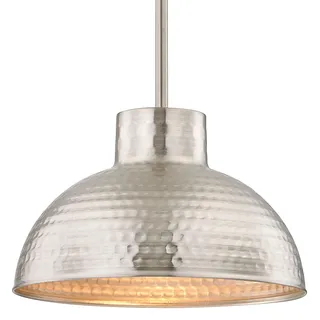 Pendelleuchte Mini Nickel gebürstet für 1 Lichtquelle - Silber
