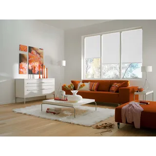 Sunlines Akkurollo, Polyester, Weiß, 120 x 180 cm