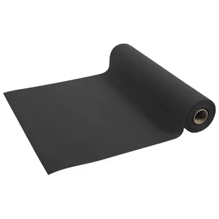 Pronappe Tischdecke R734821I Einweg-Tischläufer aus Spunbond-Vlies Länge 48m Breite 0,4m (pro Rolle) vorgeschnitten alle 1,20m Farbe Schwarz