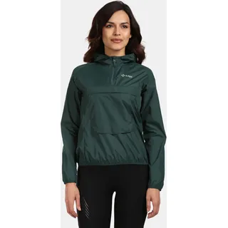 Ultraleichte Damen-Laufjacke Kilpi ANORI-W, DUNKELGRÜN, Größe 34 - dunkelgrün