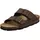 Damen, Frauen, Klassische Sandalen, Sandalen,Pantoletten,Sommerschuhe,Hausschuhe,Kork-fußbett,Mocca,37 EU / 4 UK