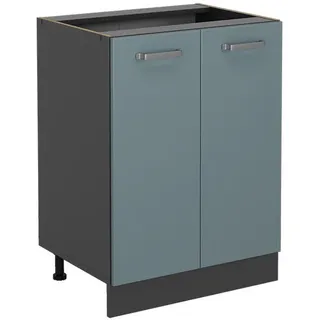 Vicco Unterschrank R-Line 60 x 81,6 x 46 cm Blau-Grau