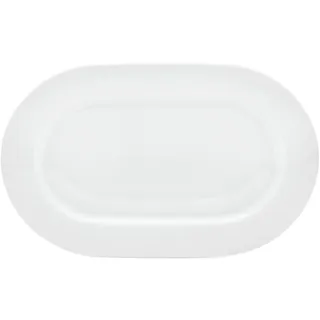 van Well Servierplatte »Gourmet« spülmaschinenfest und mikrowellengeeignet, weiß