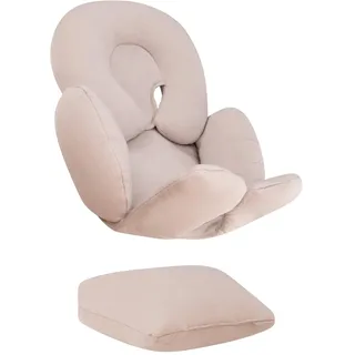 JYOKO Kids Sitzverkleinerer Antiallergikum Universal Baby 100% Baumwolle (Beige, Enthält Kopf-, eine Körper- und eine Rückenstütze, 3 Stück)