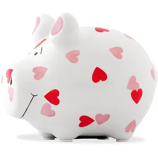Sparschwein Company - Spardose Herzchen 12,5 x 9 x 9 cm