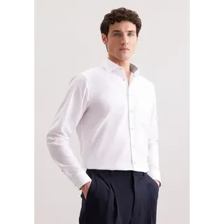 Seidensticker Businesshemd »Schwarze Rose« Regular 1/1 Kentkragen Uni, weiß