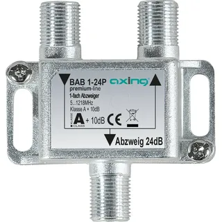 Axing BAB 1-24P Kabel-TV Abzweiger 1-fach 5 - 1218 MHz,