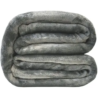 Poyet Motte Fleecedecke, Polyester, Stahl, 220 x 240 cm, Motiv Produktreihe Mikrofaser