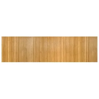 vidaXL Teppich, Bambusteppich Rechteckig, Bambusmatte rutschfest für Wohnzimmer, Läufer Küchenteppich Flurteppich, Modern, Natur 80x300cm Bambus