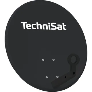 TechniSat TECHNITENNE 60 - Satellitenschüssel (60 cm digital Sat Anlage, Antenne mit Masthalterung, vorbereitet für die Aufnahme eines 40 mm LNB) anthrazit