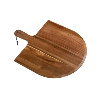Pizzaschieber Holz 35,5 × 48,6 cm – Akazienholz Pizzabrett & Pizzaschaufel