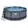 Stone Pool 360 x 122 cm inkl. Filterpumpe, Abdeckplane, Poolleiter, Reparaturset