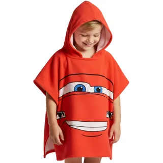 Disney Pixar Cars Jungen Poncho Handtuch, Strandtuch, Kapuzenbadetuch, Kinder Schwimmhandtuch