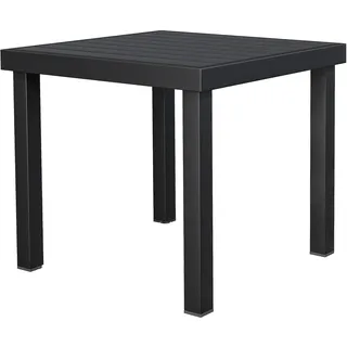 YITAHOME Gartentisch 78 x 78 x 0 cm Schwarz