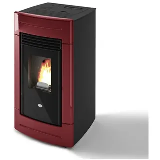 Pelletofen EVA CALOR Sofia Rot Rubin 9.5 Kw