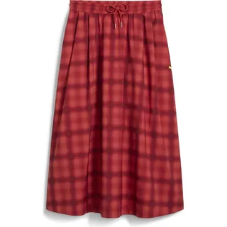 Puma Road TO Unity Woven Midi AOP Pleated Skirt red fire (15) S
