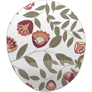 Bonamaison, Ergonomisches Mauspad mit Handgelenkauflage, Digital Bedruckt Mauspad Anti-Sehnenscheide Probleme, rutschfeste Unterseite, für Büro und Zuhause, Größe: 20x23 cm
