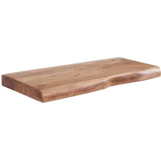 Wohnling Wandregal 40 x 4 x 26 cm Braun