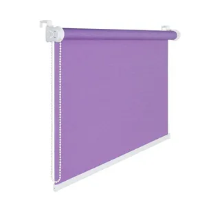 Fensterrollo 55 cm Breite 175 cm lang lila violett Verdunklung 50 % Sichtschutzrollo inkl. Seilzug F - Lila, Violett