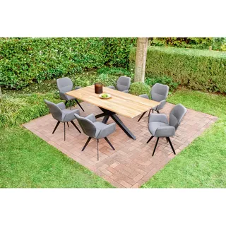 Niehoff Alto Gartentisch 200 x 95 x 76 cm Braun