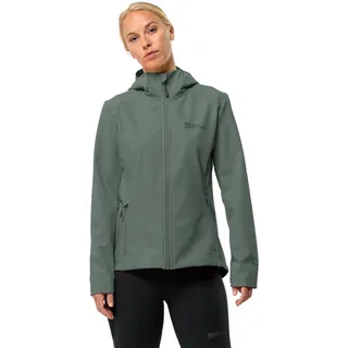 Jack Wolfskin Damen, Bornberg Hoody W", Softshelljacke, schwarz, 3XL EU