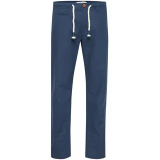 Leinenhose BLEND "Leinenhose BHLanias", Herren, Gr. M, N-Gr, blau (navy), Obermaterial: 55% Leinen LI. 45% Baumwolle CO., Hosen Leinenhose