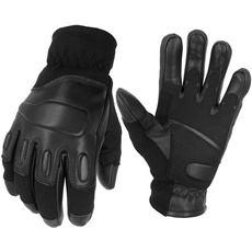 TacFirst Allrounder II Taktische Einsatzhandschuhe, Schnitthemmende Polizei, BW, SEK, Security Handschuhe (5XL, Schwarz)