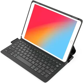 Inateck Ultraleichte Tastatur Hülle für iPad 2021 (9. Generation)/2020 (8. Generation)/2019 (7. Generation)/iPad Air 3/iPad Pro 10,5 Zoll Blau