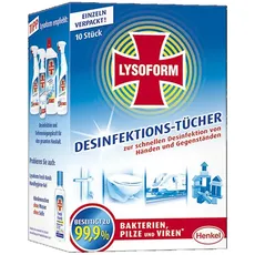 Lysoform Desinfektionstücher 12er Pack (12x10 Stk.)