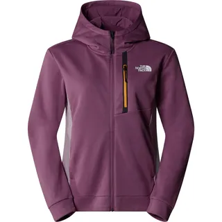 The North Face Damen Mountain Fz Fleece Jacke, midnight Mauve/Purple C, XL