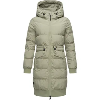 Ragwear Damen Wasserdichter Wintermantel mit Kapuze Briosh YOUMODO Dusty Olive Gr. L (40), gelb (gelbgrün), Obermaterial: 100% Polyester; Futter: 100% Polyester; Wattierung: 100% Polyester, figurumspielend ca.