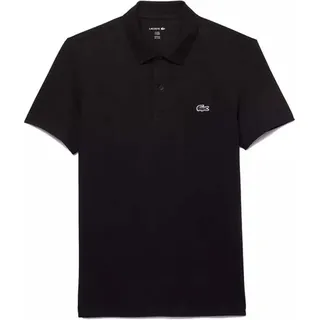 Lacoste Poloshirt aus Baumwollmischung in normaler Passform, Schwarz L - Schwarz