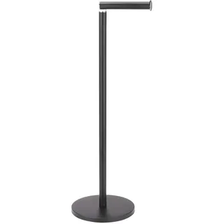 Wenko Stand Toilettenpapierhalter schwarz