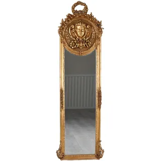Barock Spiegel Gold Wandspiegel Antik Flurspiegel Standspiegel 177cm