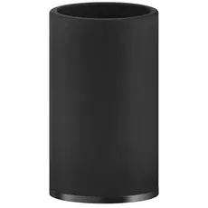 Gessi Inciso Stand-Becher schwarz matt, 58532, Farbe: Metall Schwarz gebürstet PVD