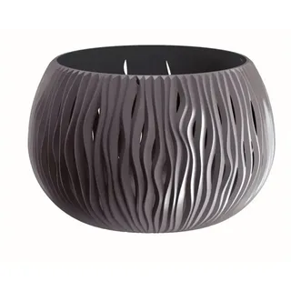 Prosperplast Sandy Dekoschale 21.8x37x37 Cm - Anthracite - One Size