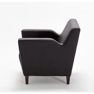 Sessel Design Couch Sofa 2-Sitzer Leder Lounge Polster Luxus Sitz Relax - Grau