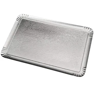 Tabletts "Traiteur" Beidseitig - Gold Und Silber 25X34 Cm Gold/Silber Karton - 100 Un.