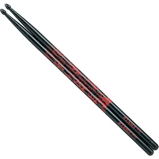 Tama Rhythmic Fire Sticks O7A-F-BR, schwarz mit rotem Muster